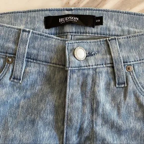 Hudson Jeans Mid-rise Nico Ankle Jeans in Blue Vapor Wash NWT 29 - Picture 8 of 11